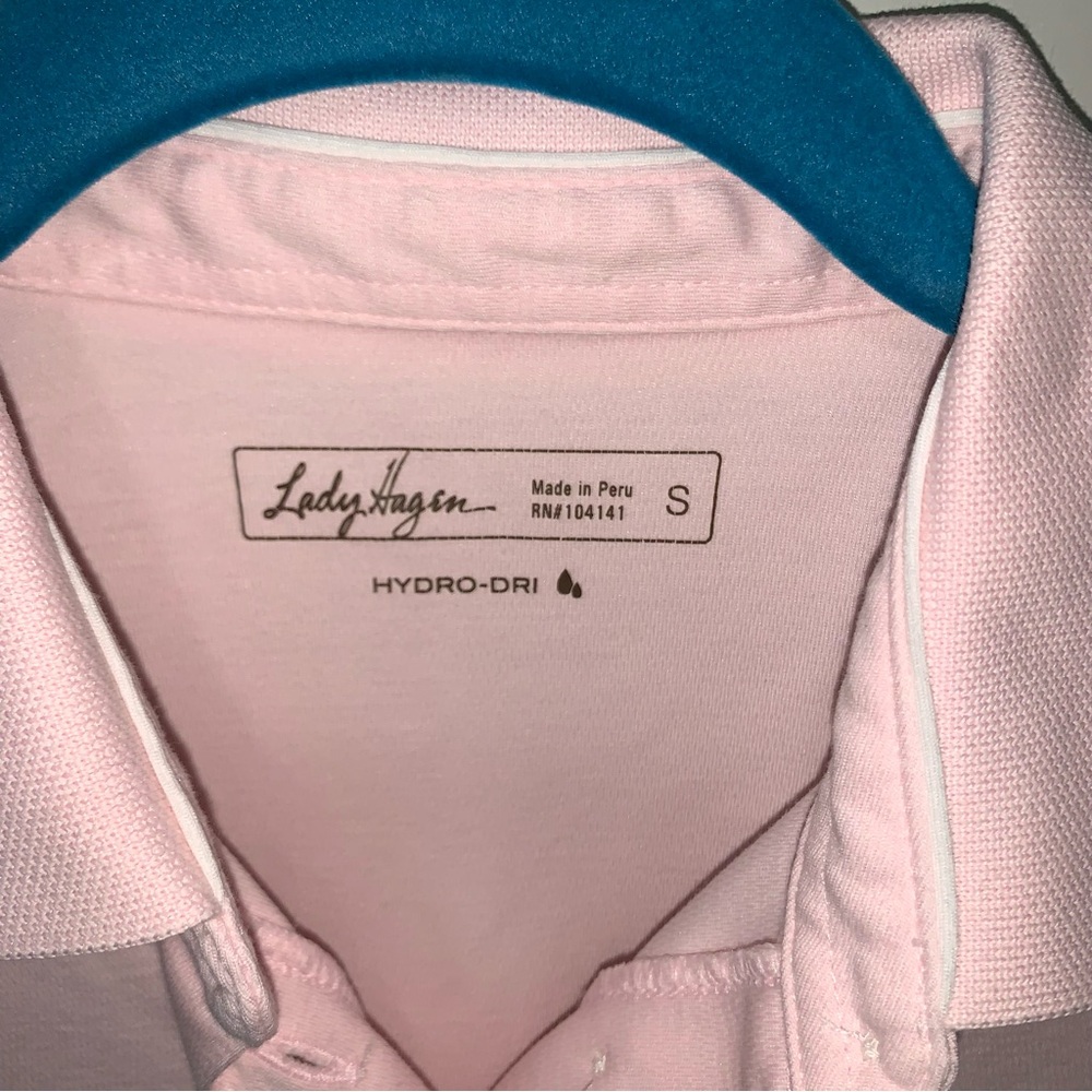 Lady Hagen Light Pink Polo Shirt - Picture 3 of 4